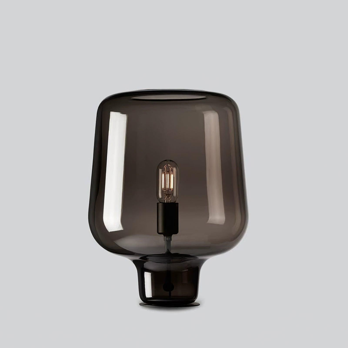 Eanlari lámpara de mesa contemporánea de vidrio