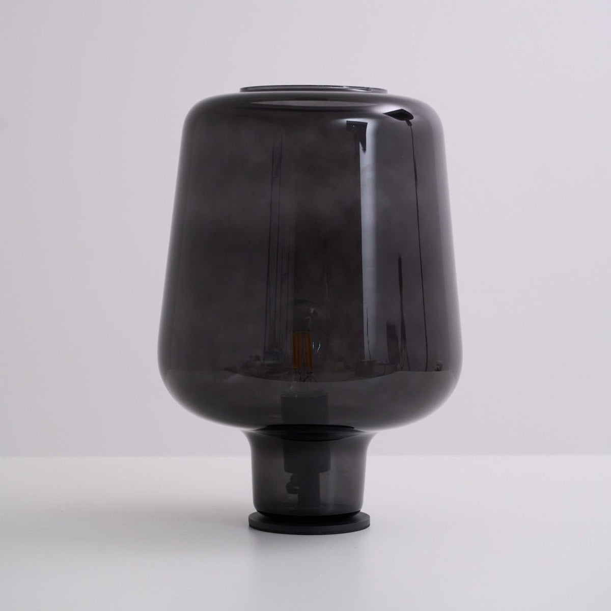 Eanlari lámpara de mesa contemporánea de vidrio