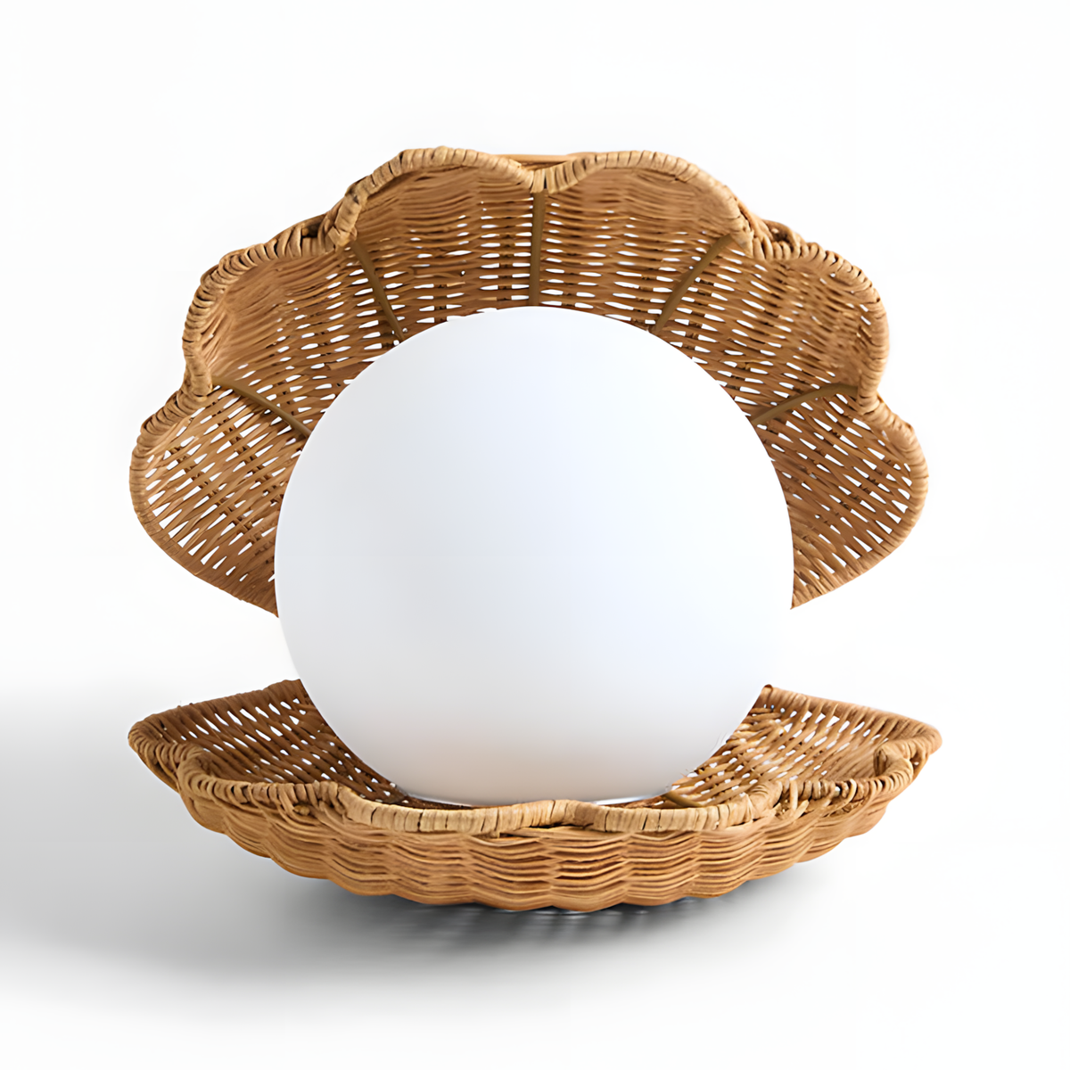 Rivuella lámpara de mesa de concha marina
