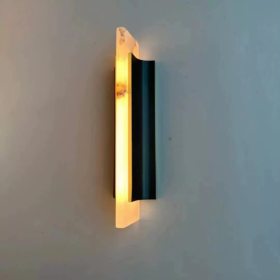 Elsilisra Aplique de pared Alabastro Moderno Minimalista
