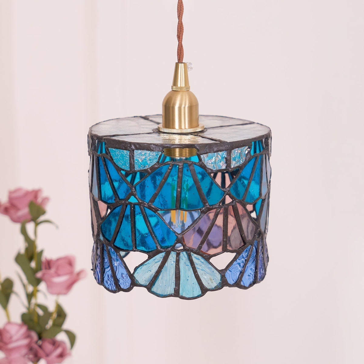 Lioraen lámpara colgante Tiffany diseño clásico