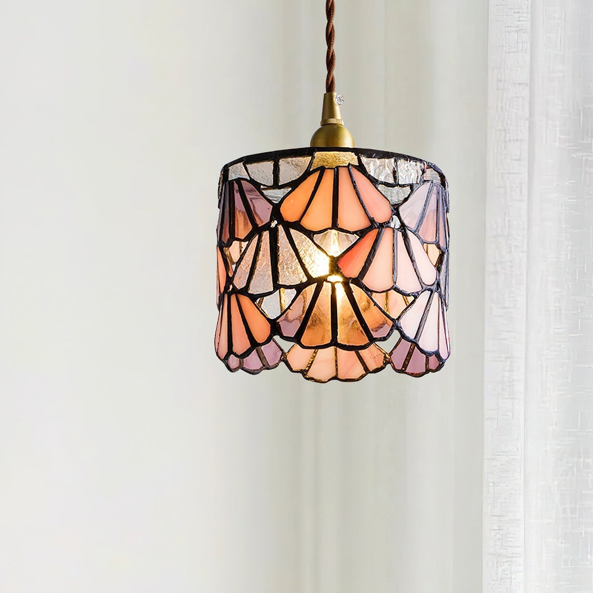 Lioraen lámpara colgante Tiffany diseño clásico