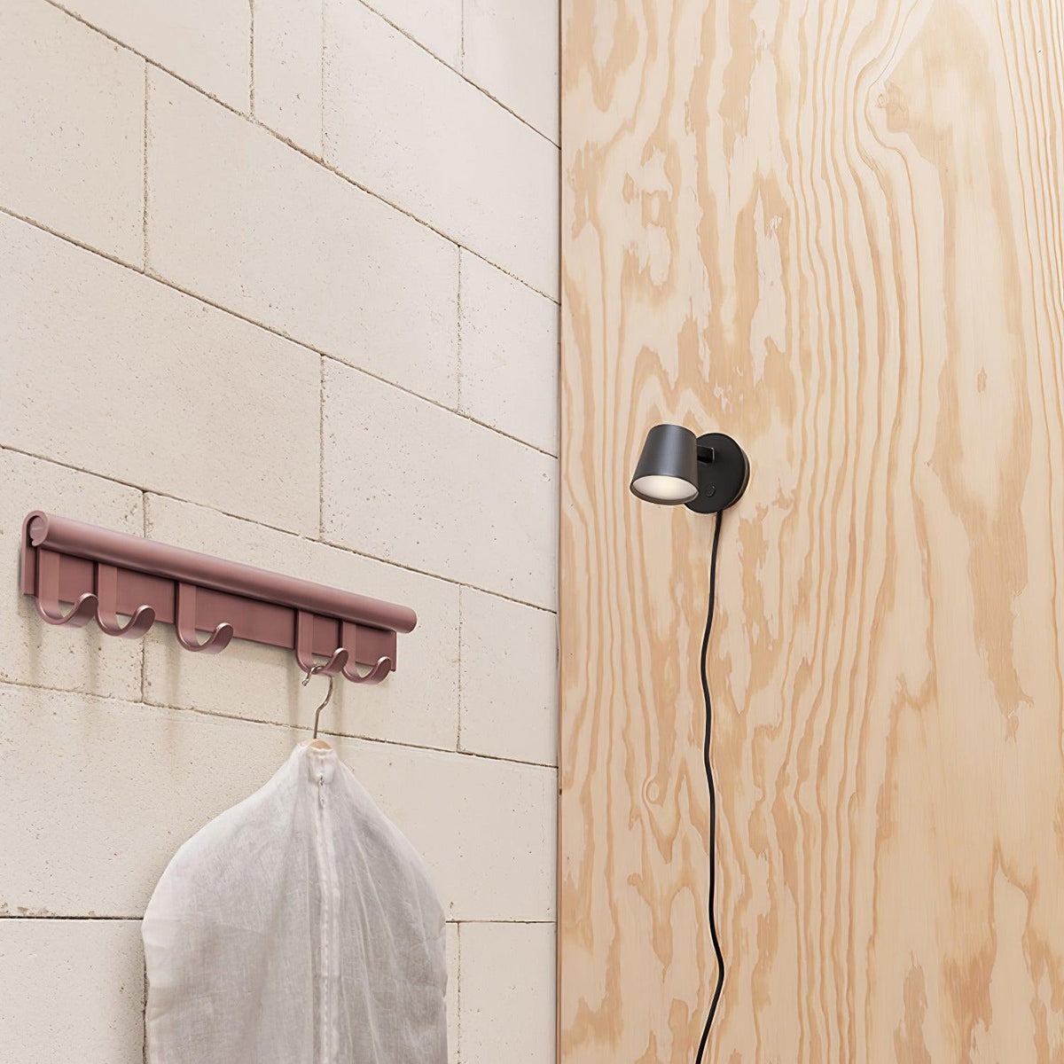 Tirwen aplique de pared moderno minimalista enchufable