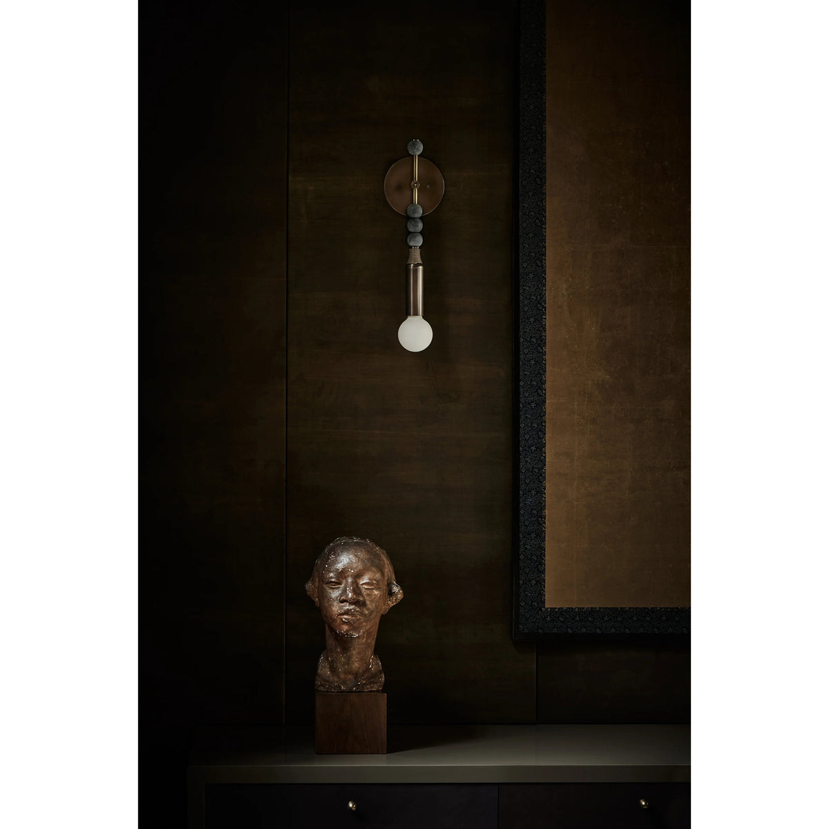 Roma Vintage Wall Lamp Marble