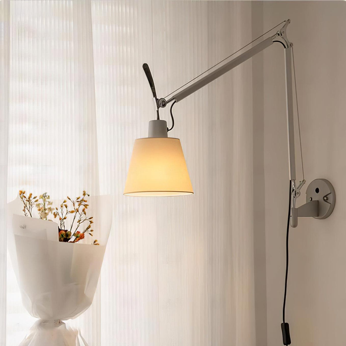 Elvinir aplique de pared Rocker diseño moderno en tejido