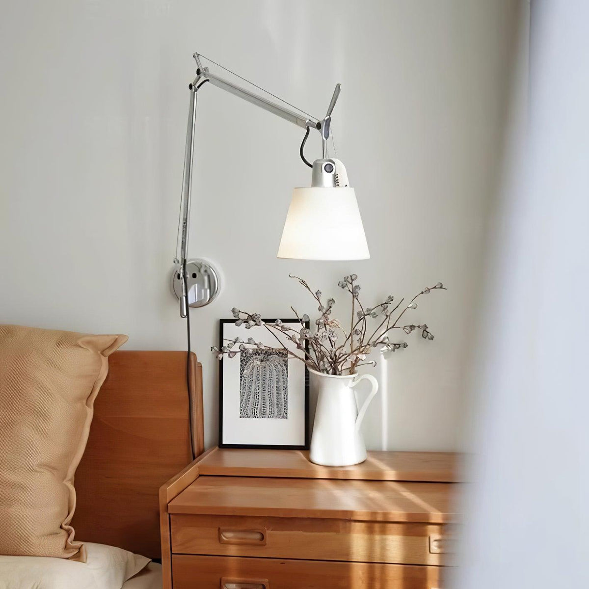 Elvinir aplique de pared Rocker diseño moderno en tejido