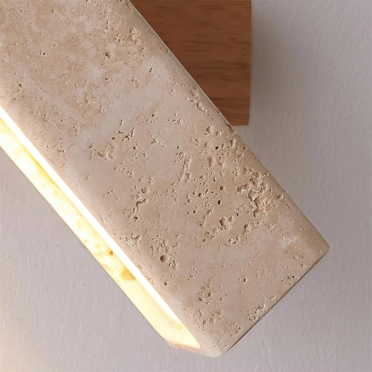 Novra aplique de pared de travertino con rotación