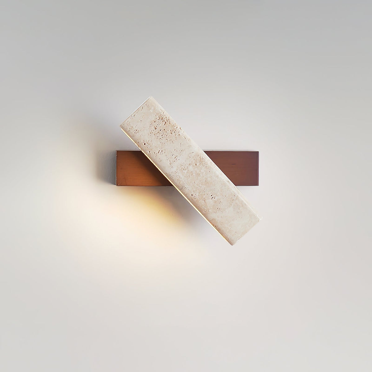 Novra aplique de pared de travertino con rotación