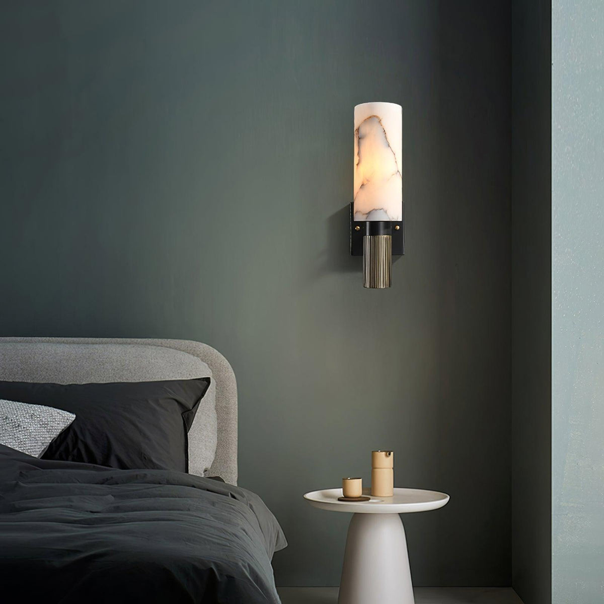 Aveninette aplique de pared alabastro