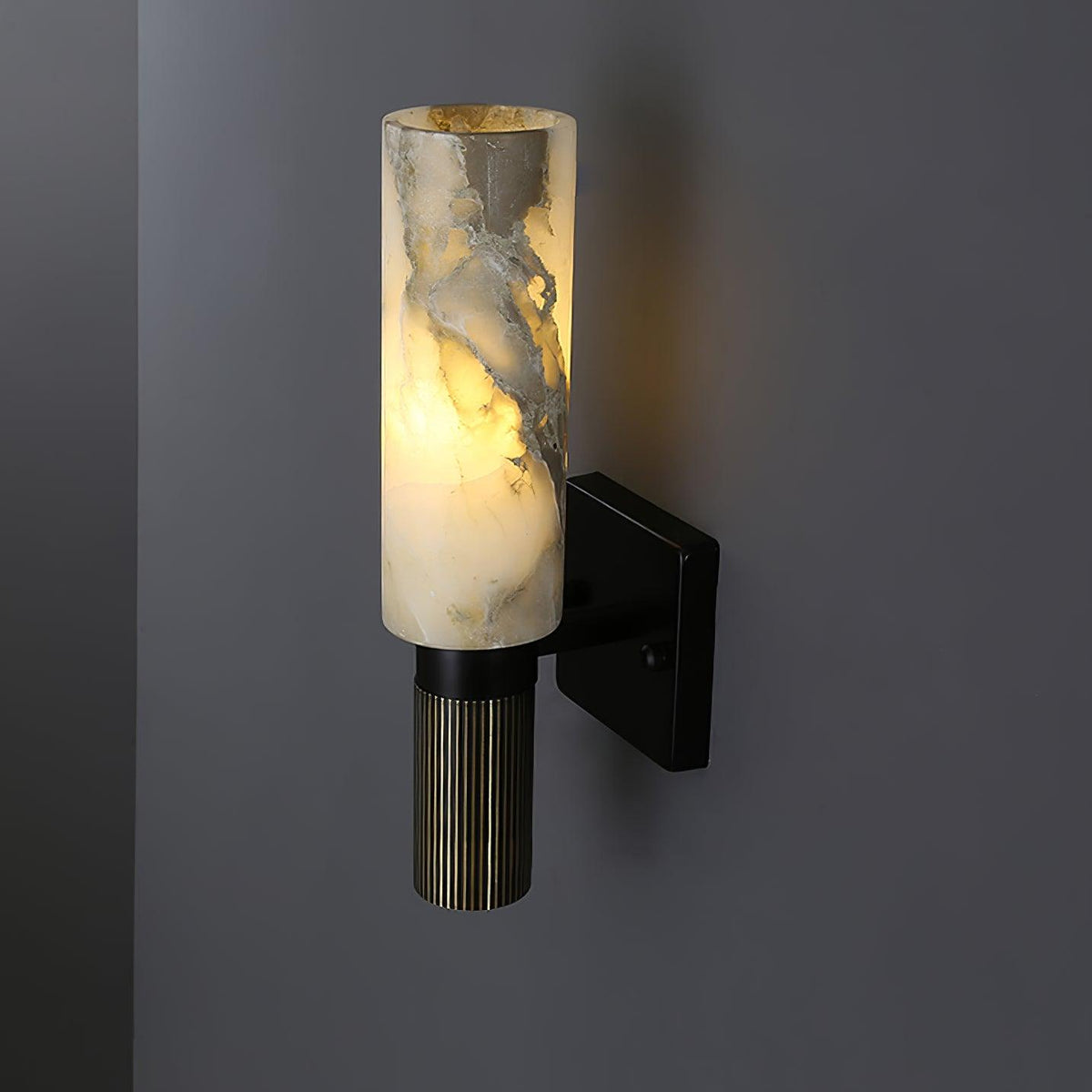 Aveninette aplique de pared alabastro