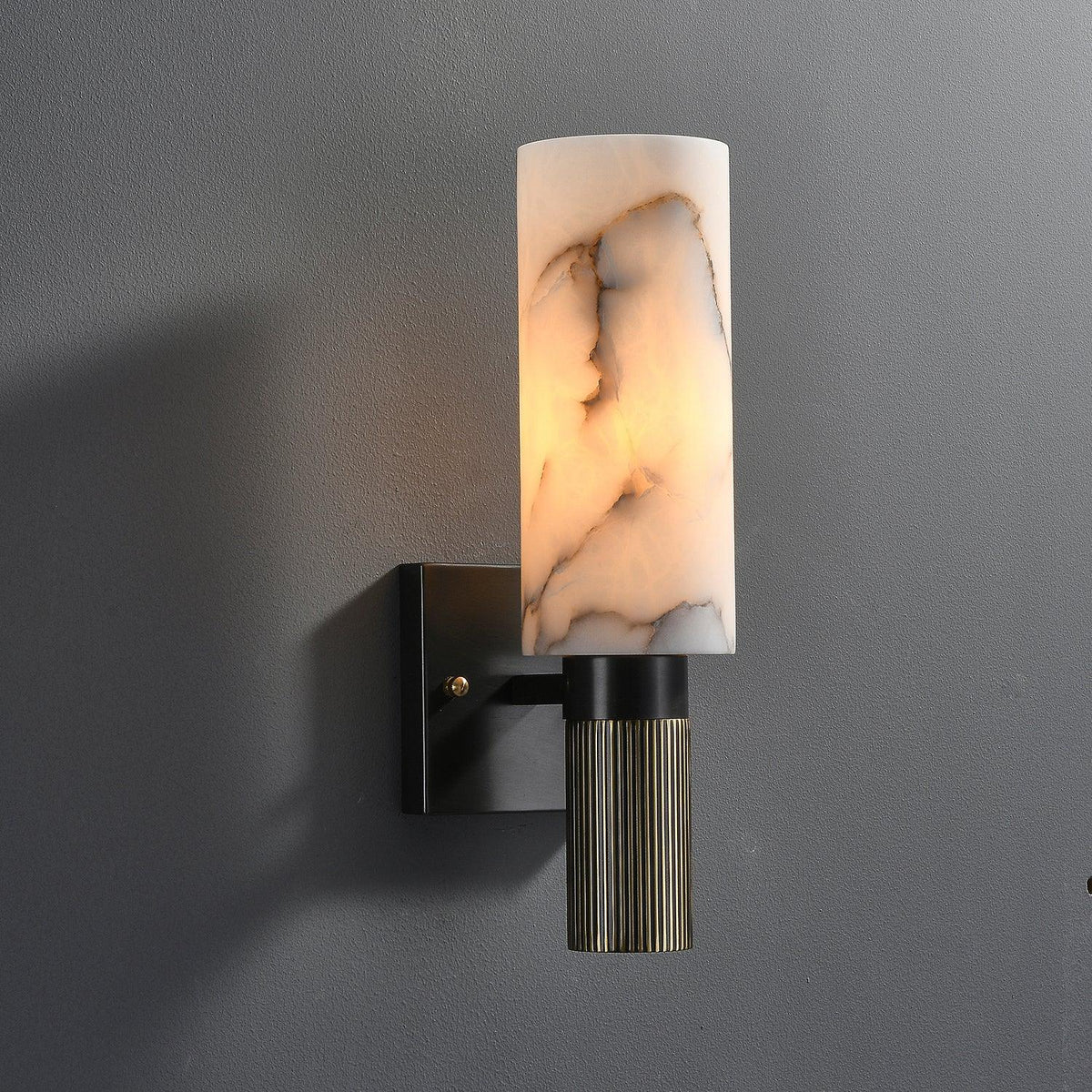 Aveninette aplique de pared alabastro