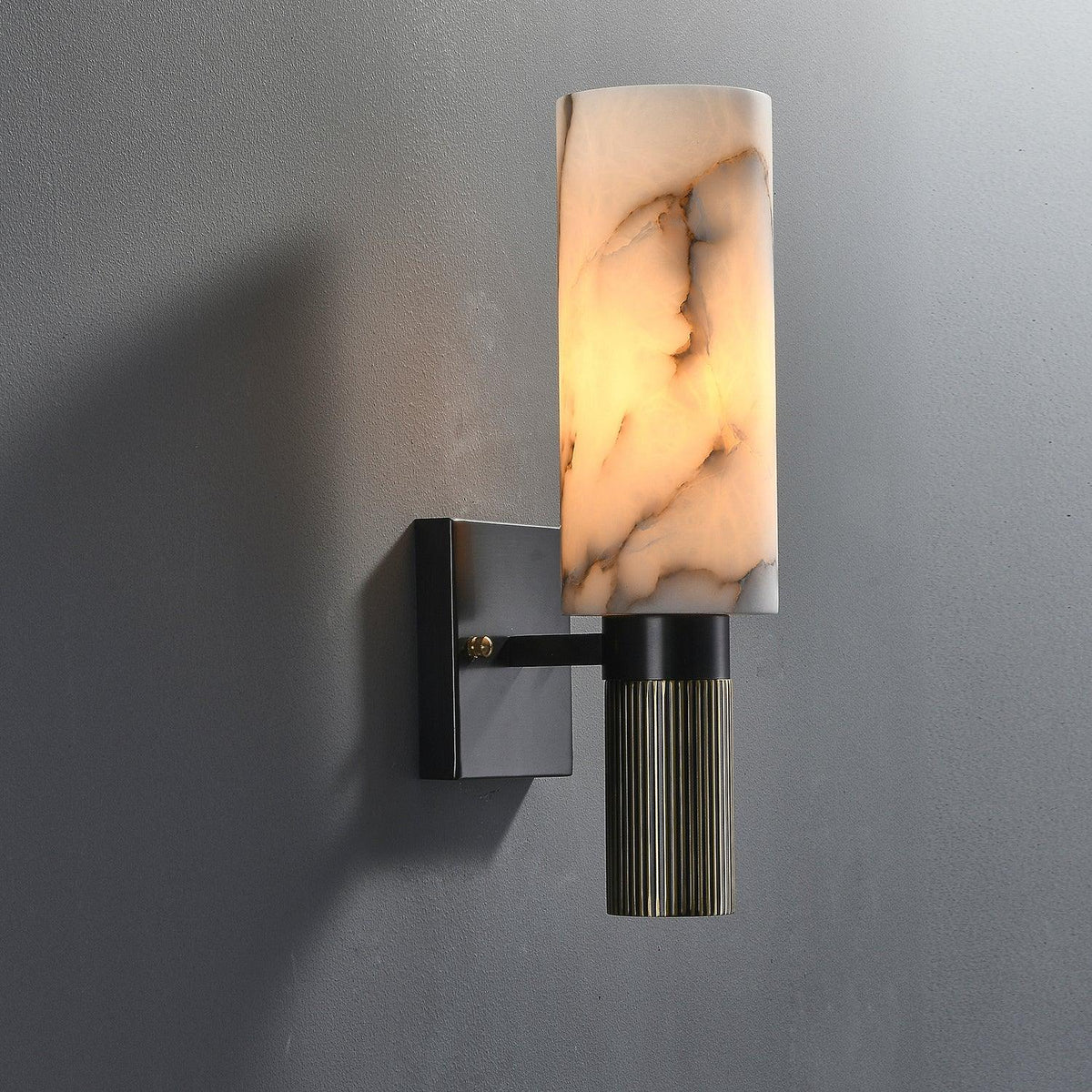 Aveninette aplique de pared alabastro