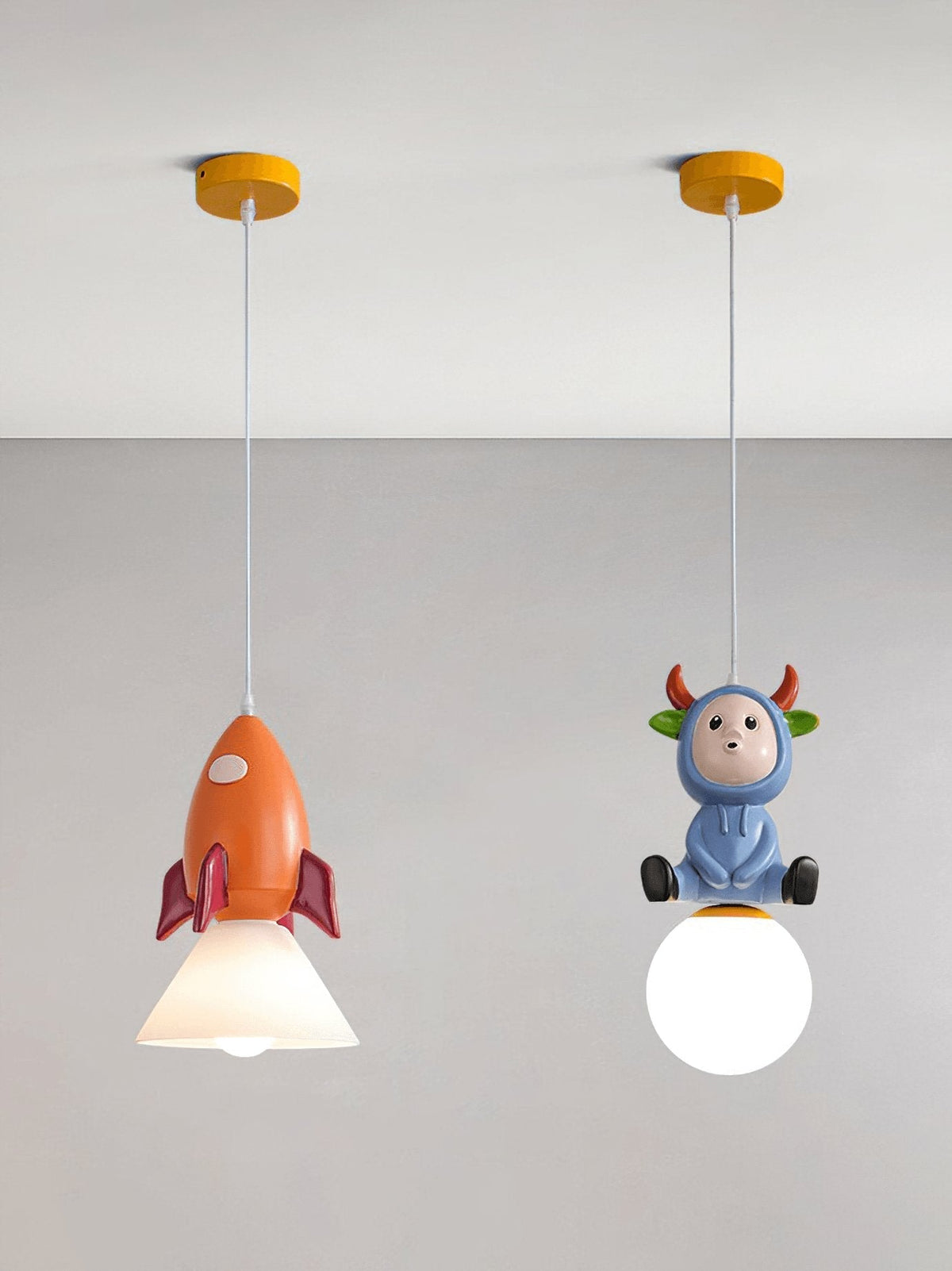 Viroxen lámpara colgante de resina whimsical