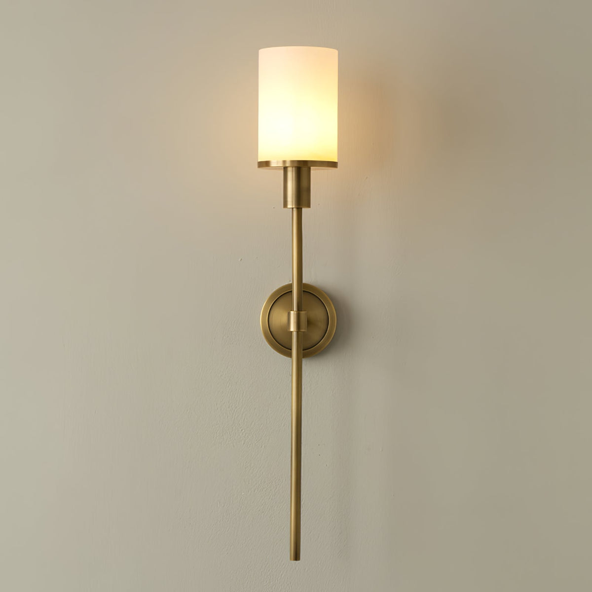 Mycara Aplique de pared Alabastro Nórdico Clásico