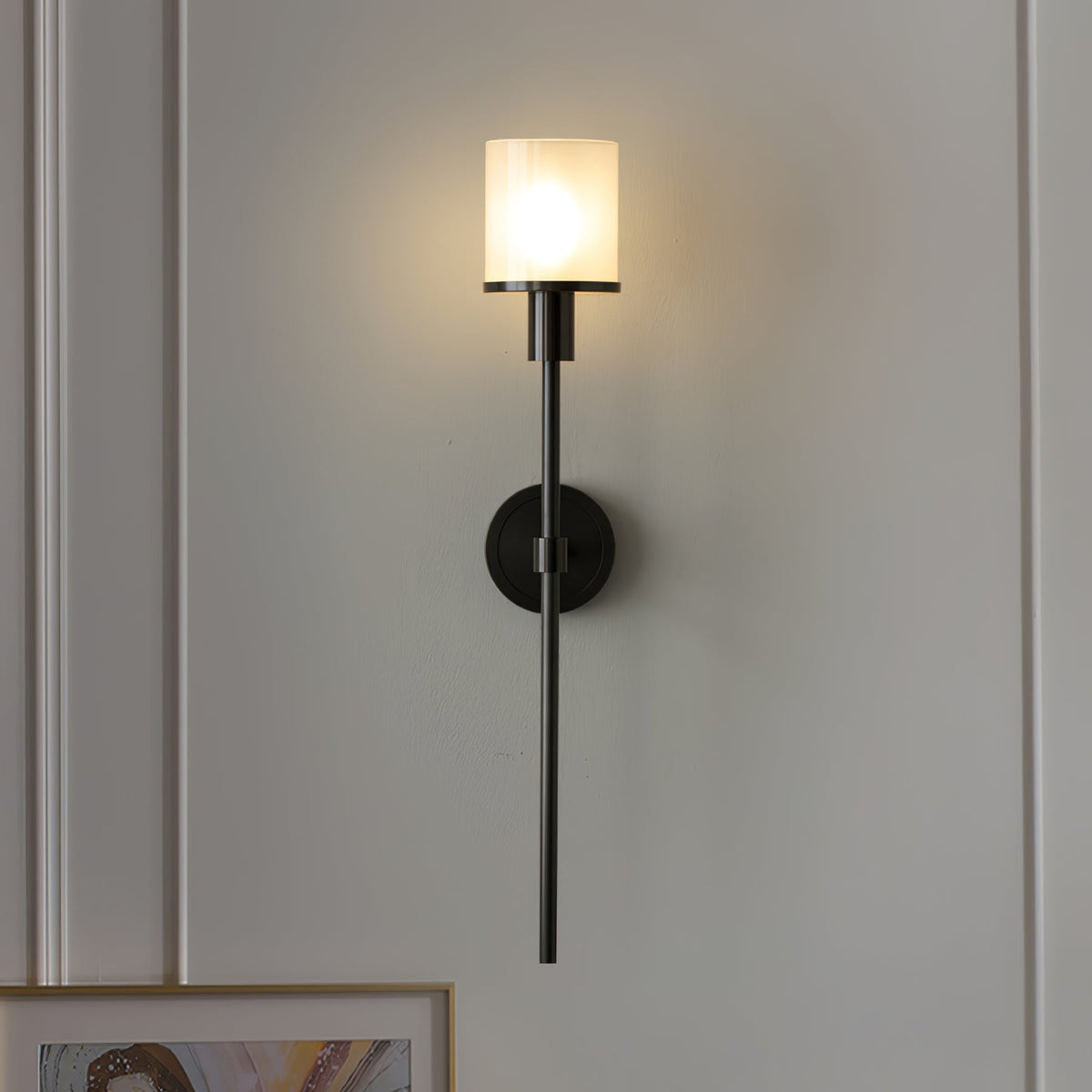 Mycara Aplique de pared Alabastro Nórdico Clásico