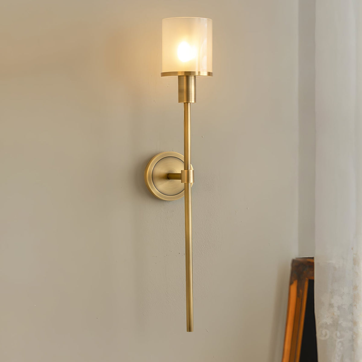 Mycara Aplique de pared Alabastro Nórdico Clásico
