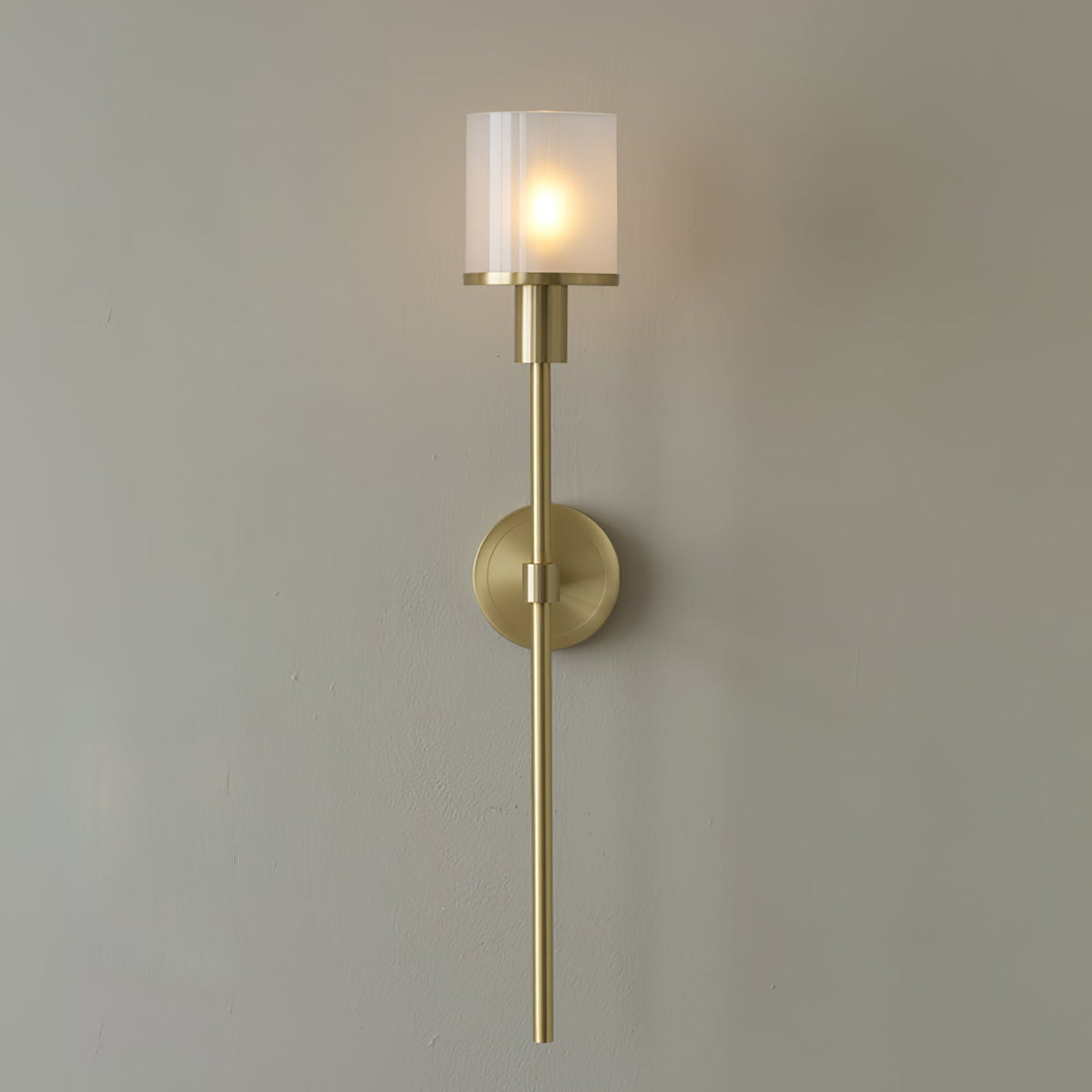 Mycara Aplique de pared Alabastro Nórdico Clásico