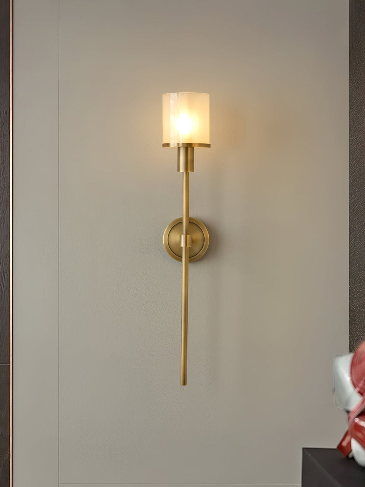 Mycara Aplique de pared Alabastro Nórdico Clásico