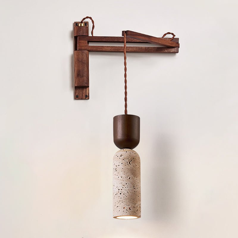 Lestemore aplique de pared travertino
