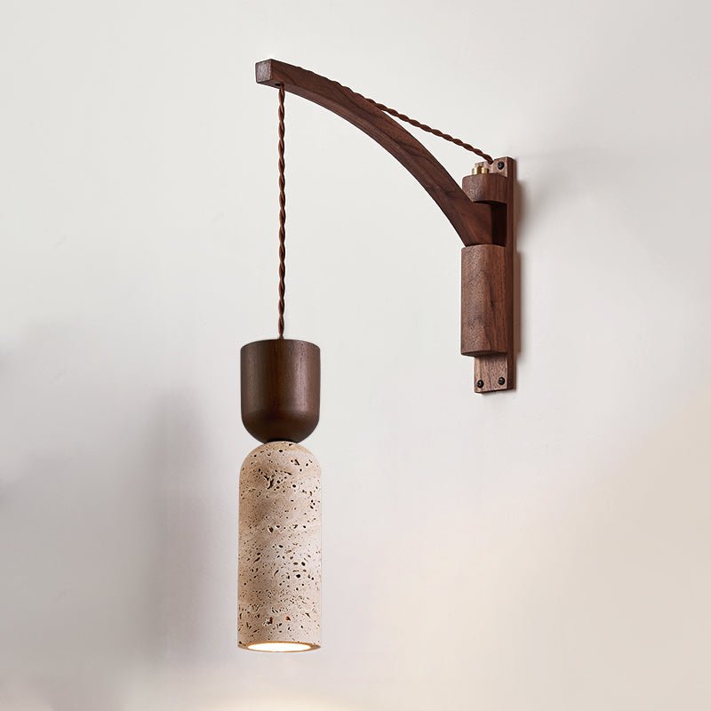 Lestemore aplique de pared travertino