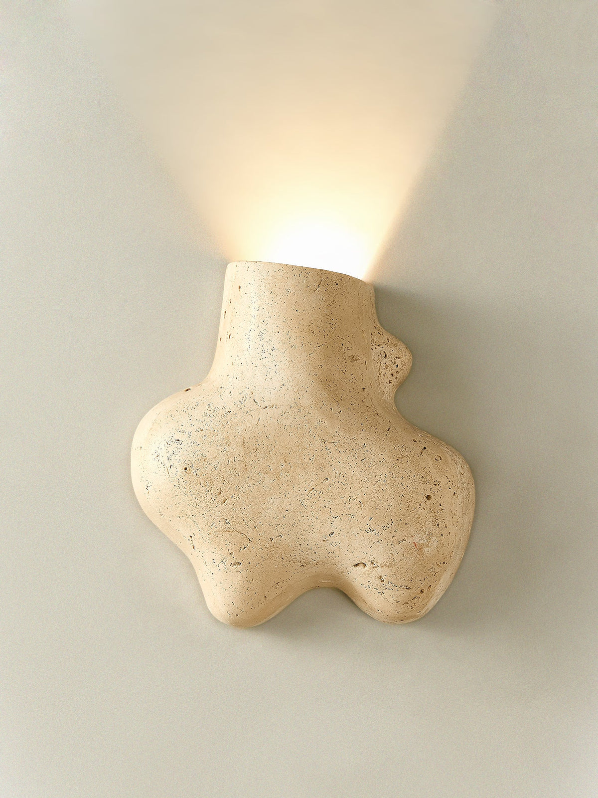 Whitlow aplique de pared abstracto en travertino
