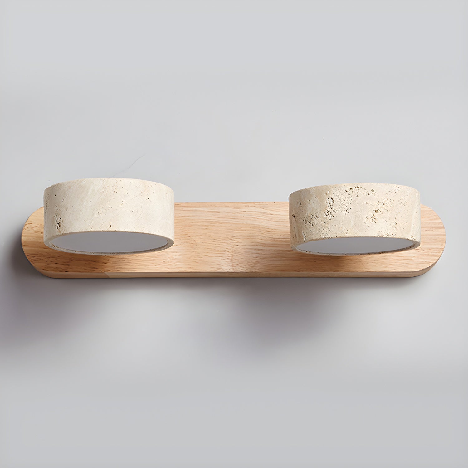 Voloreth aplique de pared minimalista en travertino