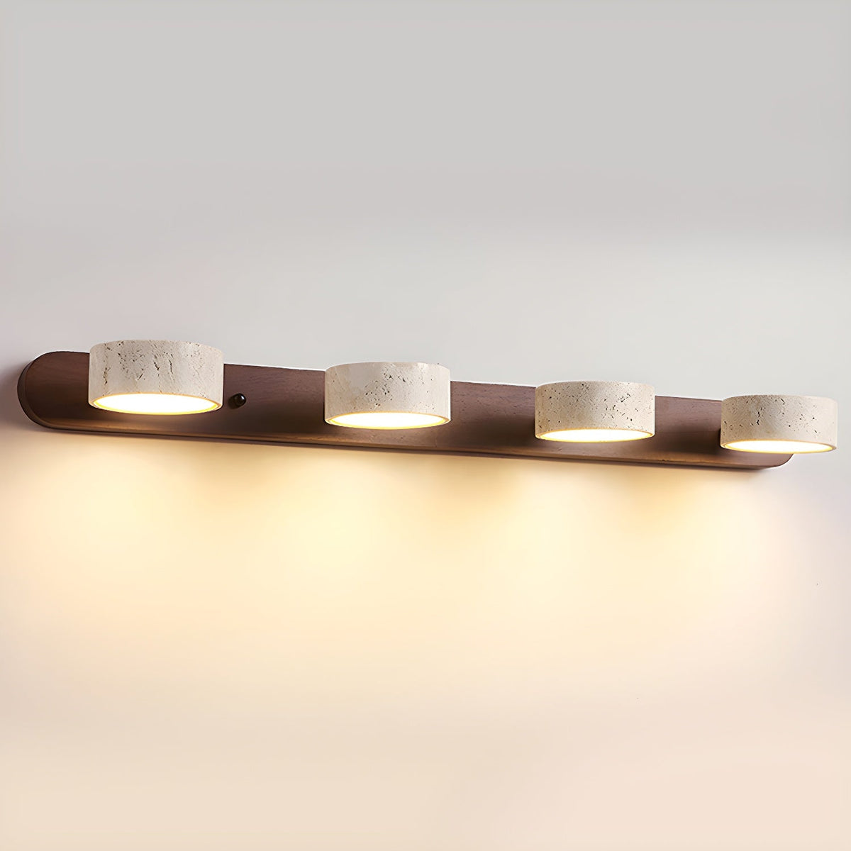 Voloreth aplique de pared minimalista en travertino