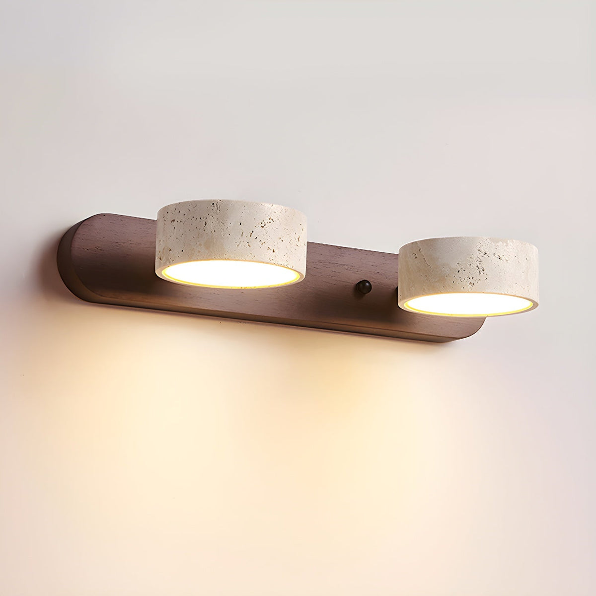 Voloreth aplique de pared minimalista en travertino