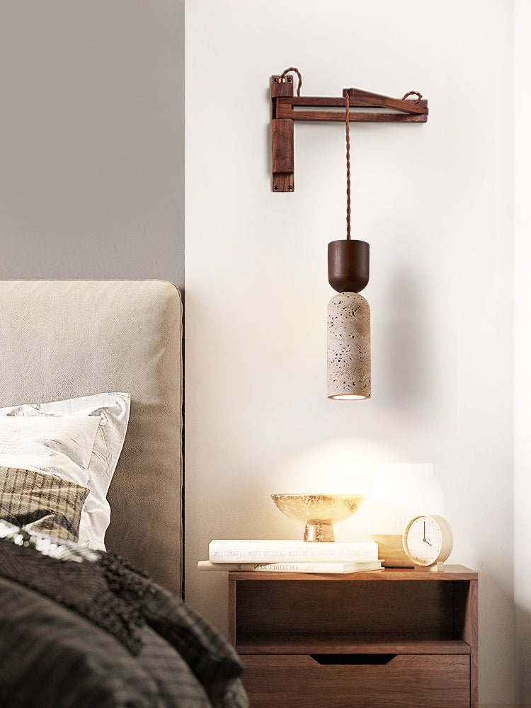 Lestemore aplique de pared travertino