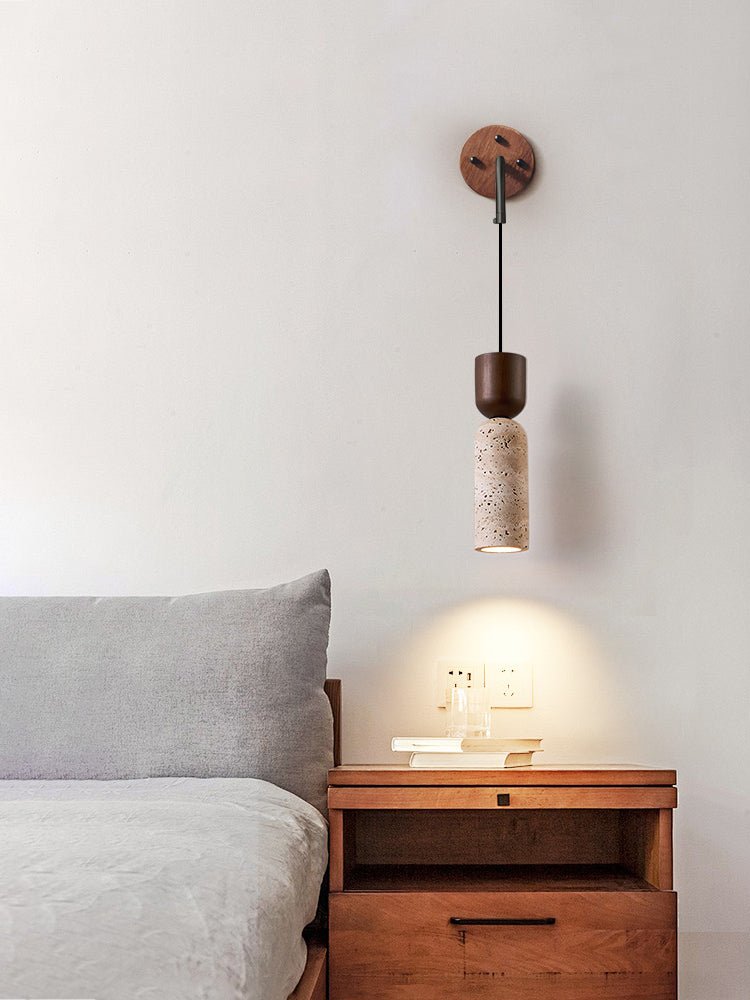 Lestemore aplique de pared travertino