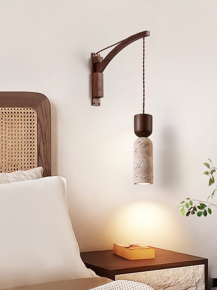Lestemore aplique de pared travertino