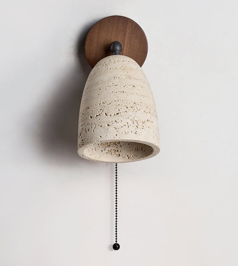Valeholt aplique de pared travertino con pivote