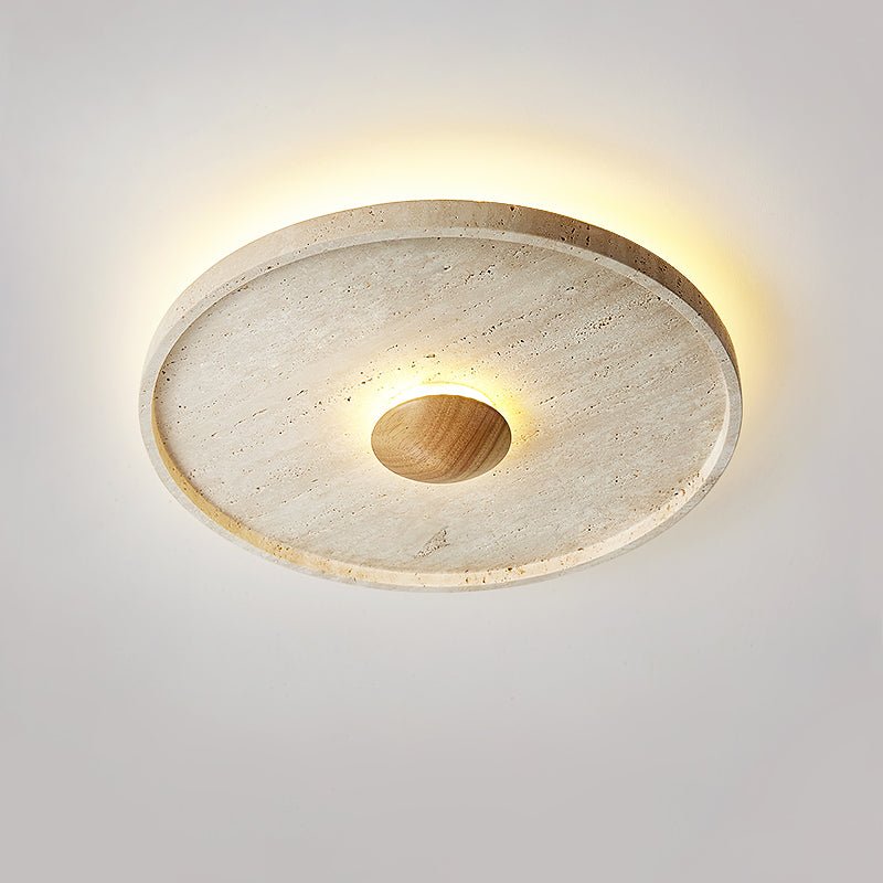 Gino lámpara de techo aplique de pared travertino amarillo Halo