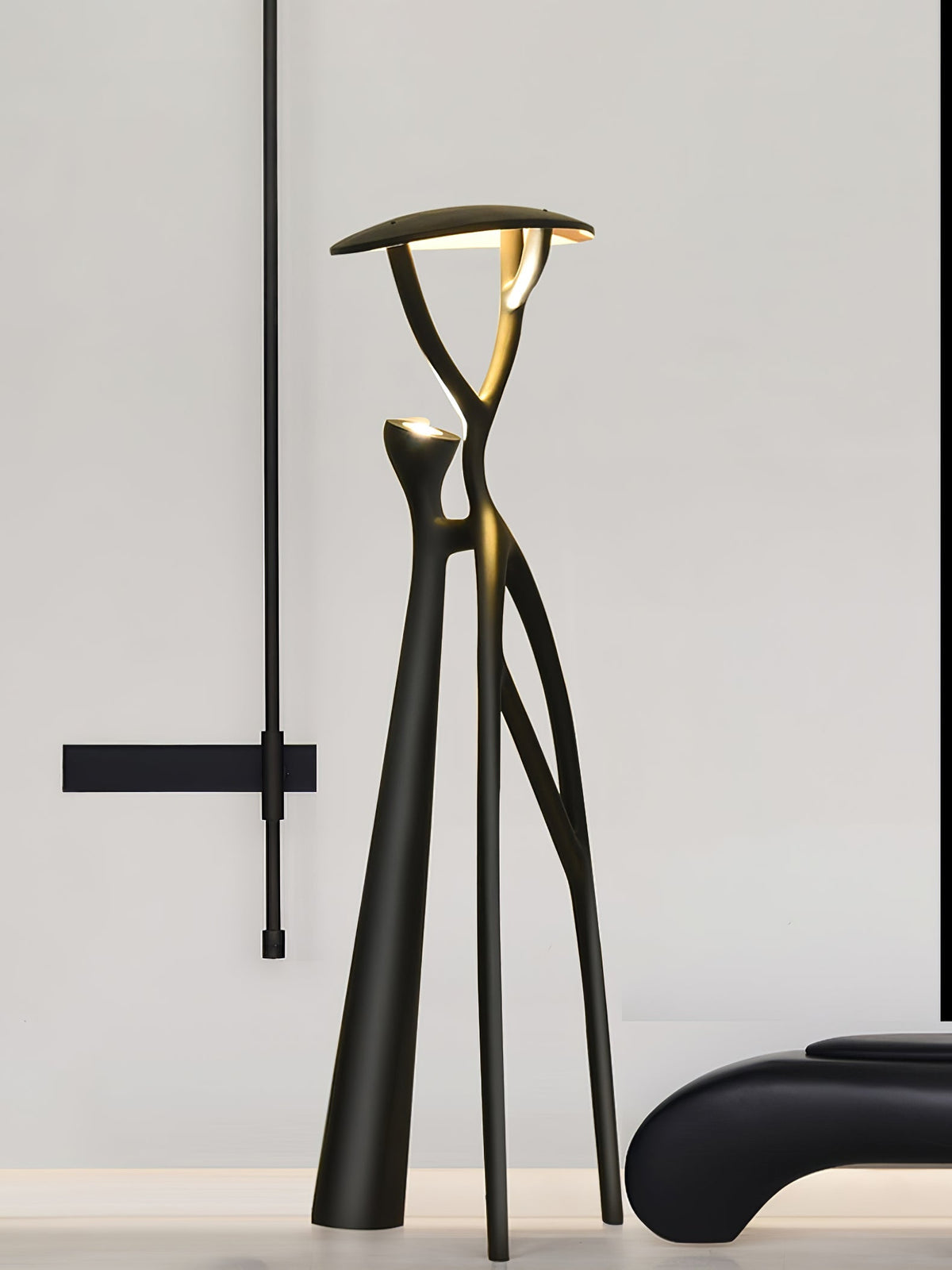 Seluia lámpara de pie escultura abstracta gótica