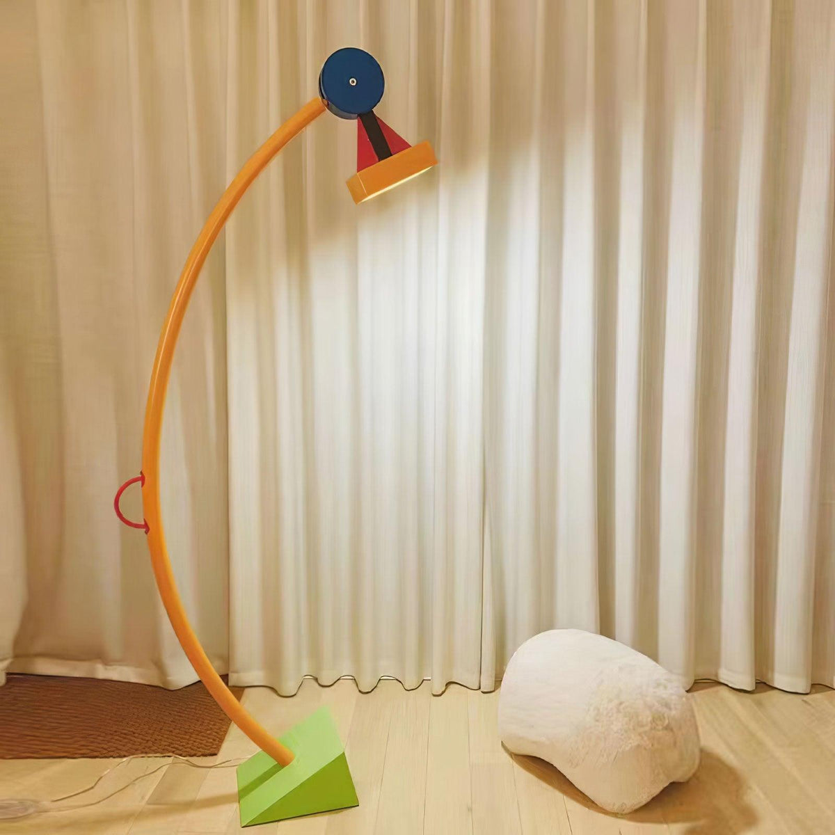 Ecori lámpara de pie artística de acrílico