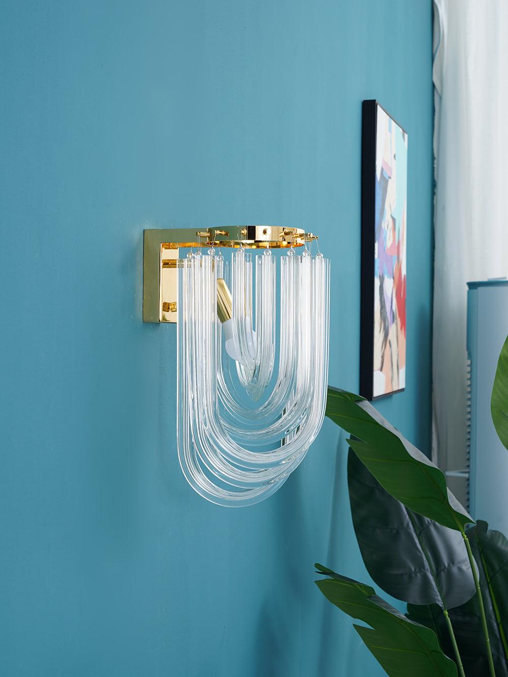 Aurelix aplique de pared Trevi de vidrio