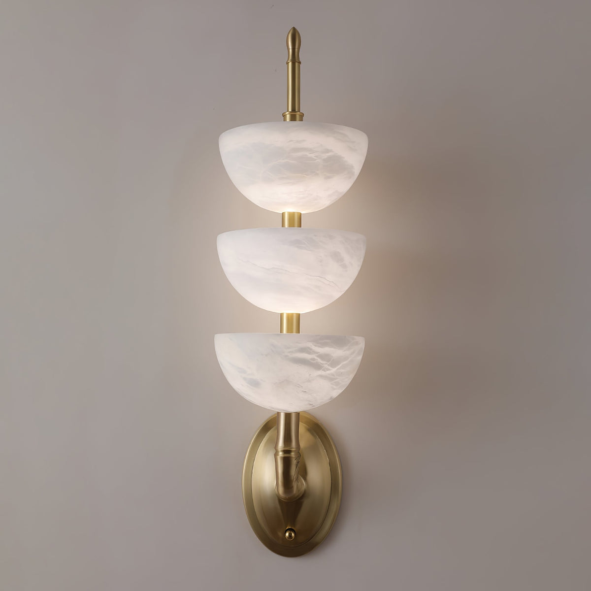 Ulmiraris aplique de pared alabastro
