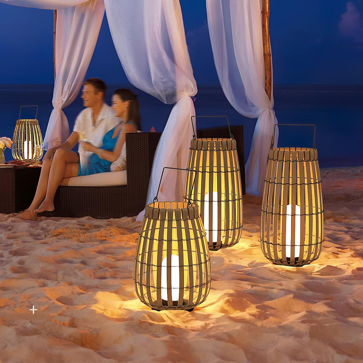 Veshael Tropic Braid farol lámpara exterior