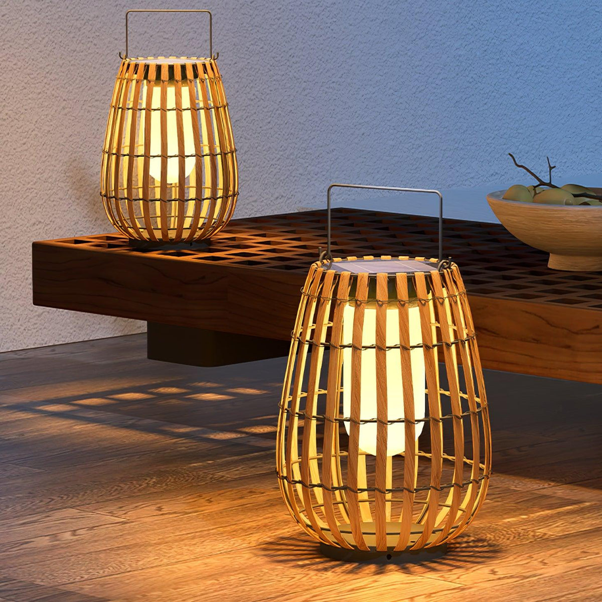 Veshael Tropic Braid farol lámpara exterior