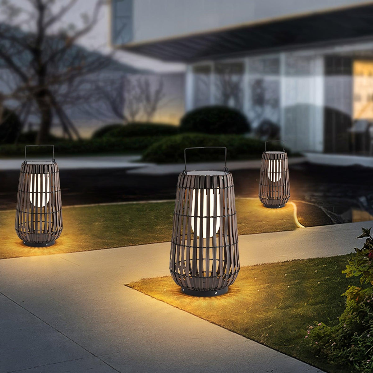 Veshael Tropic Braid farol lámpara exterior