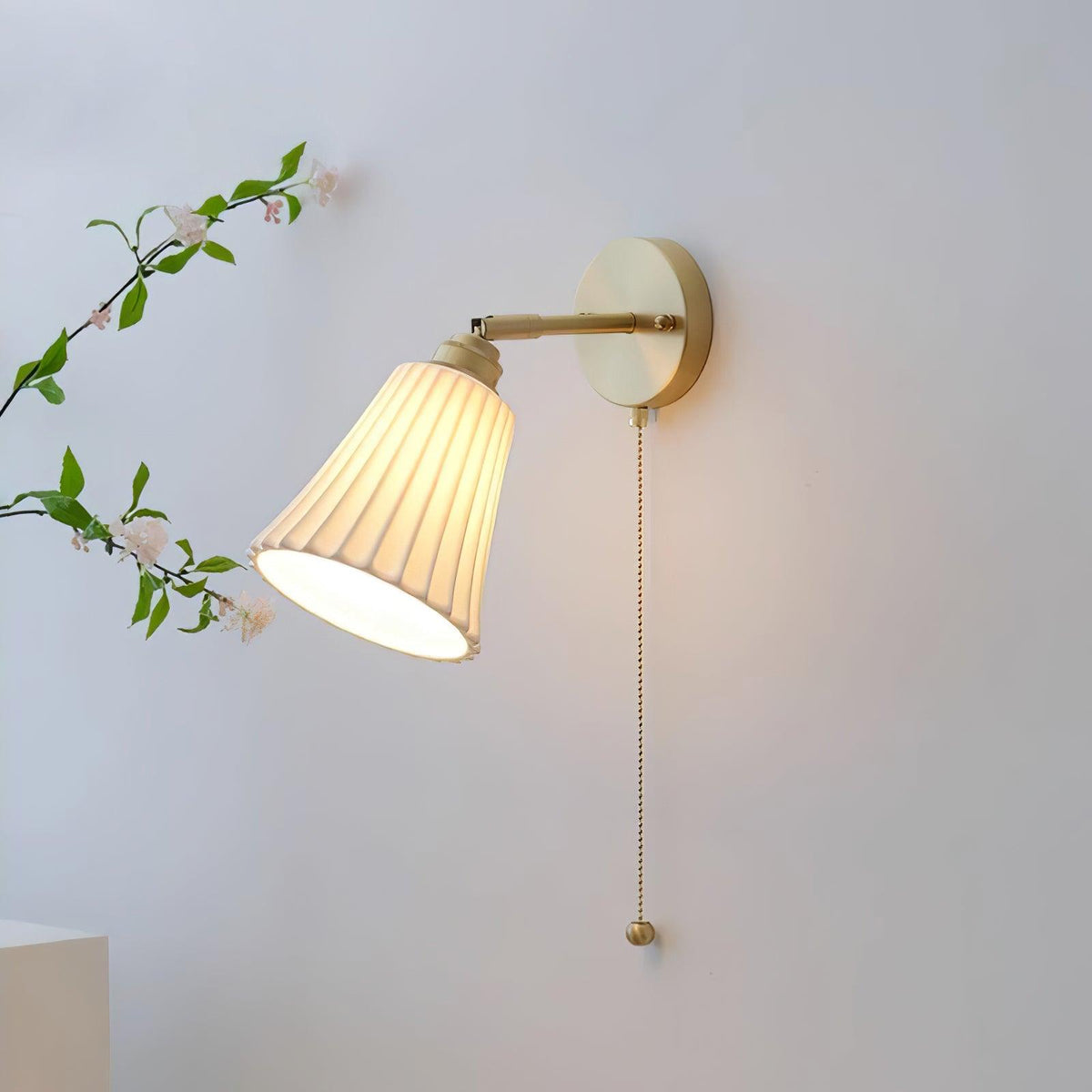 Nominex aplique de pared Vintage de cerámica
