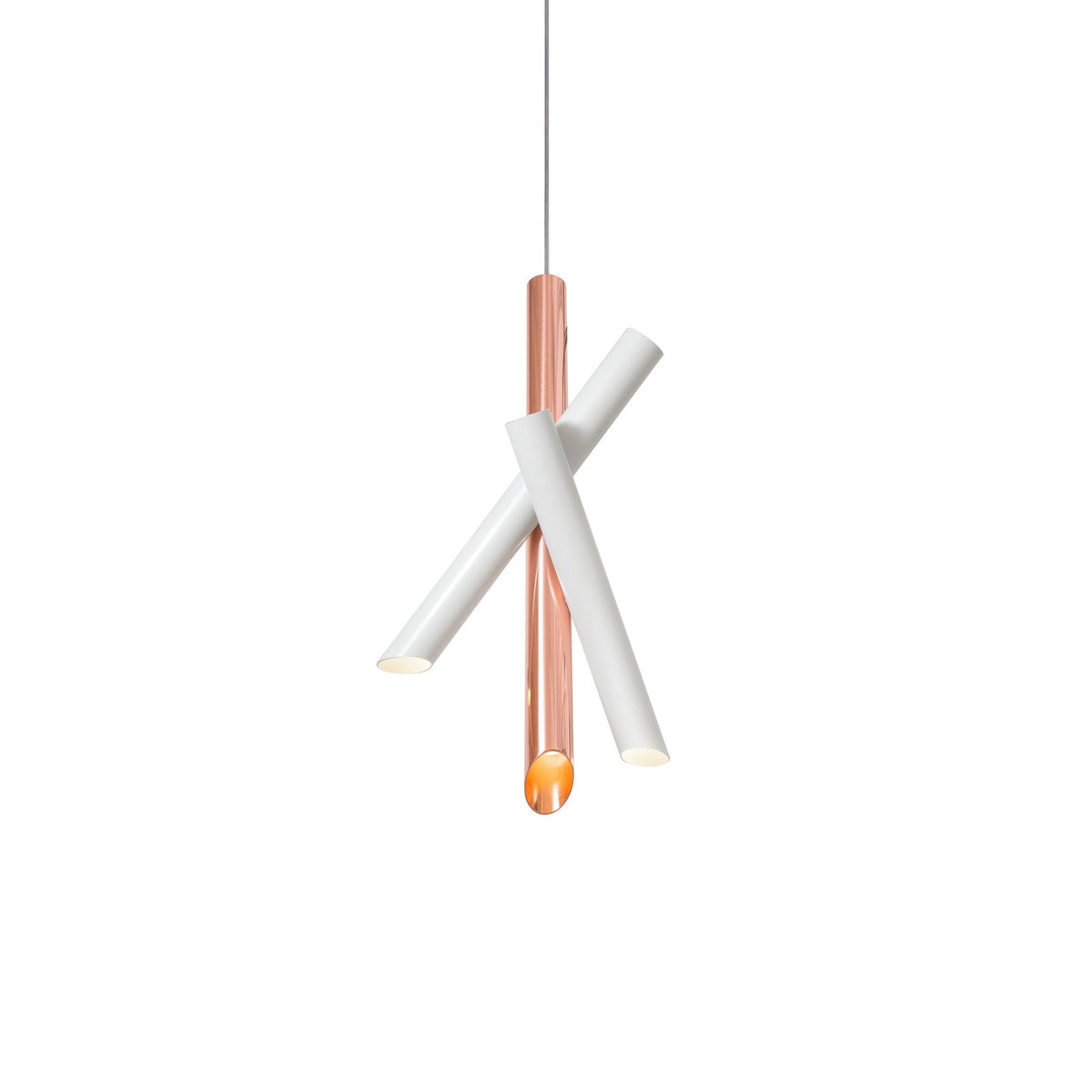 Erixon lámpara colgante de tubos de aluminio minimalista