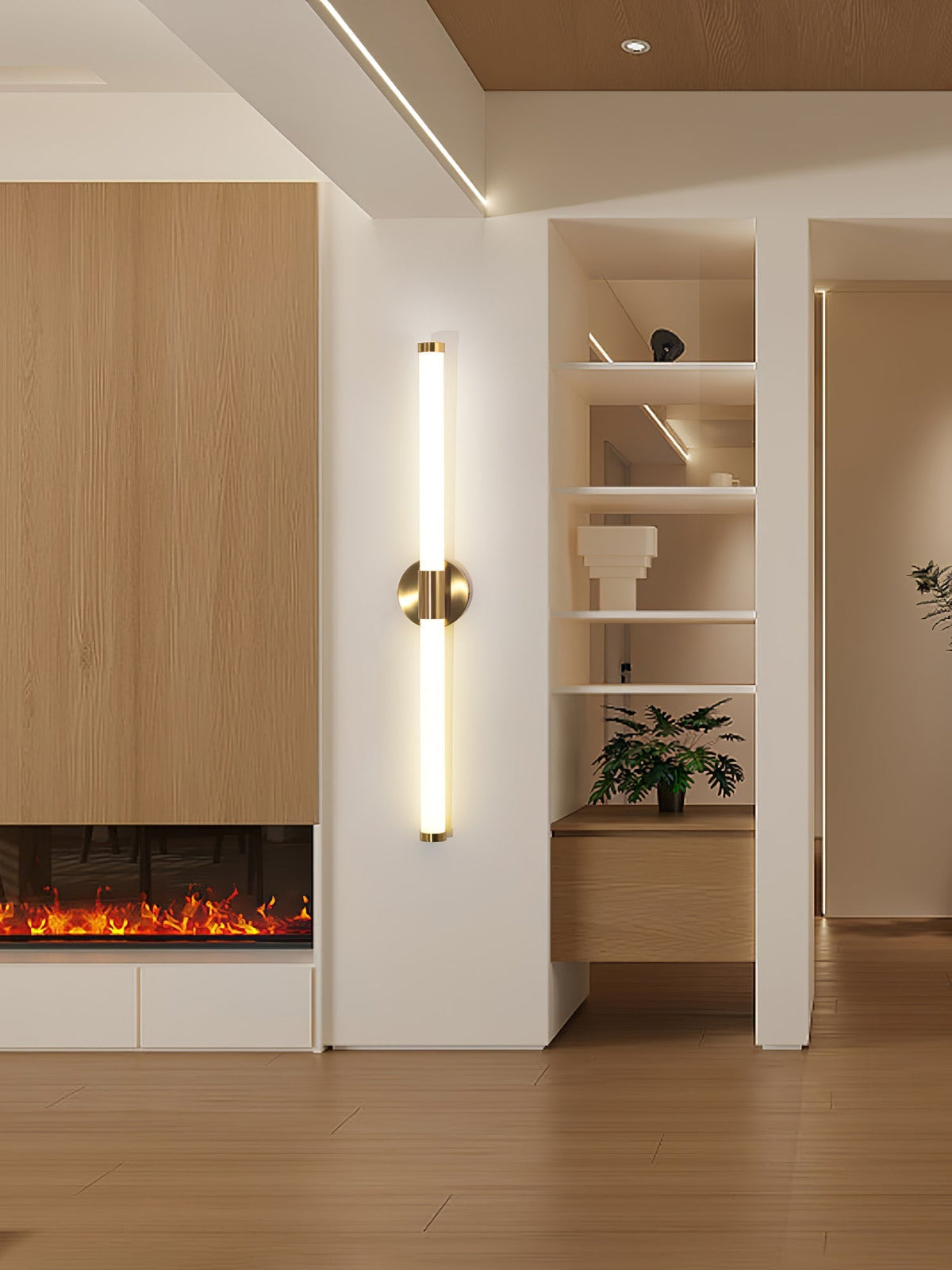 Cecarir Art tubo lineal LED aplique de pared