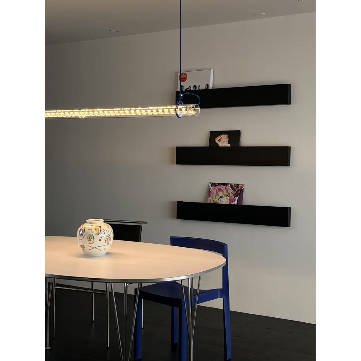 Cata Lámpara Colgante Minimalista Lineal LED