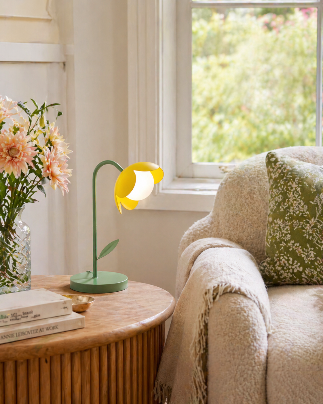 Tulip lámpara de mesa