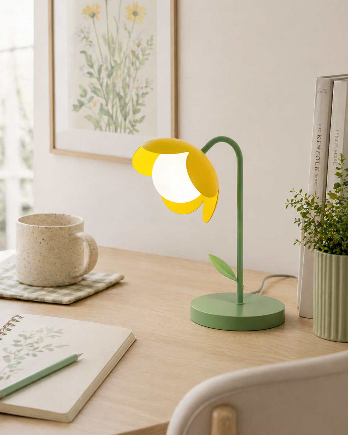 Tulip lámpara de mesa