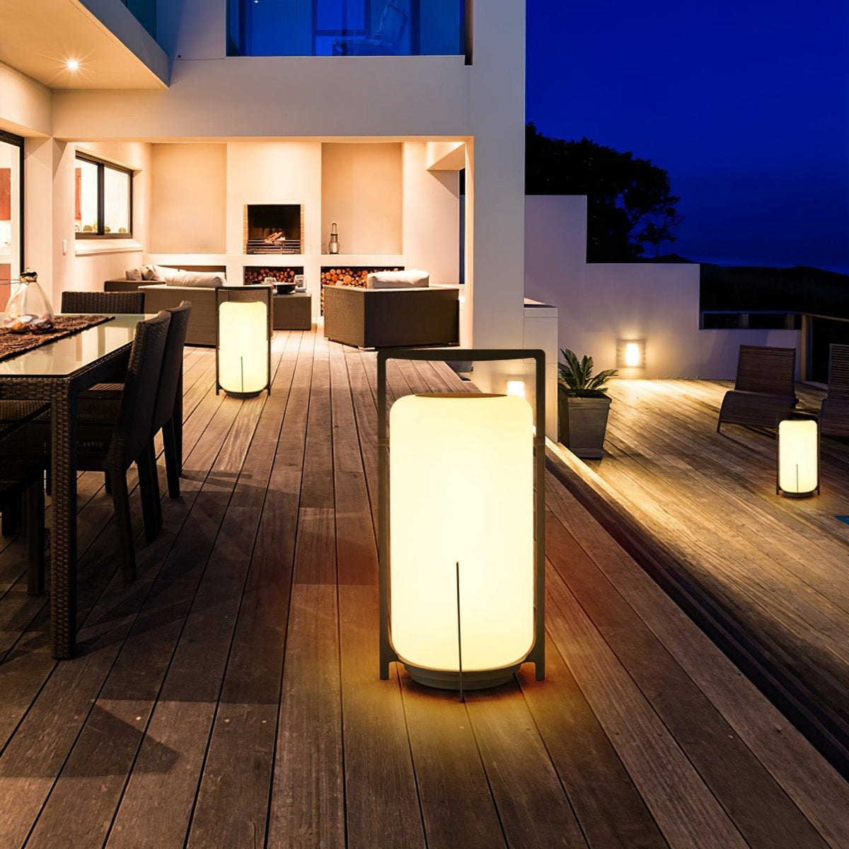 Jave lámpara de mesa exterior solar