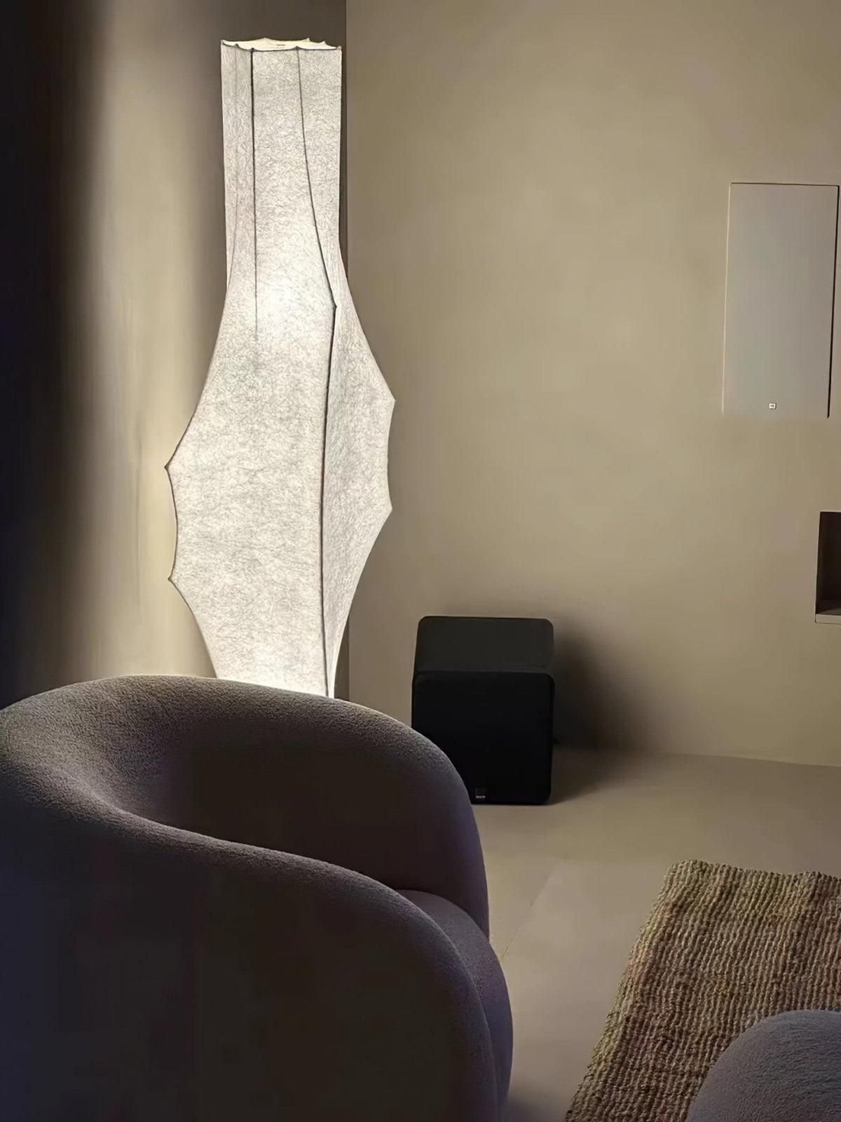 Vela Twist Silk lámpara de pie