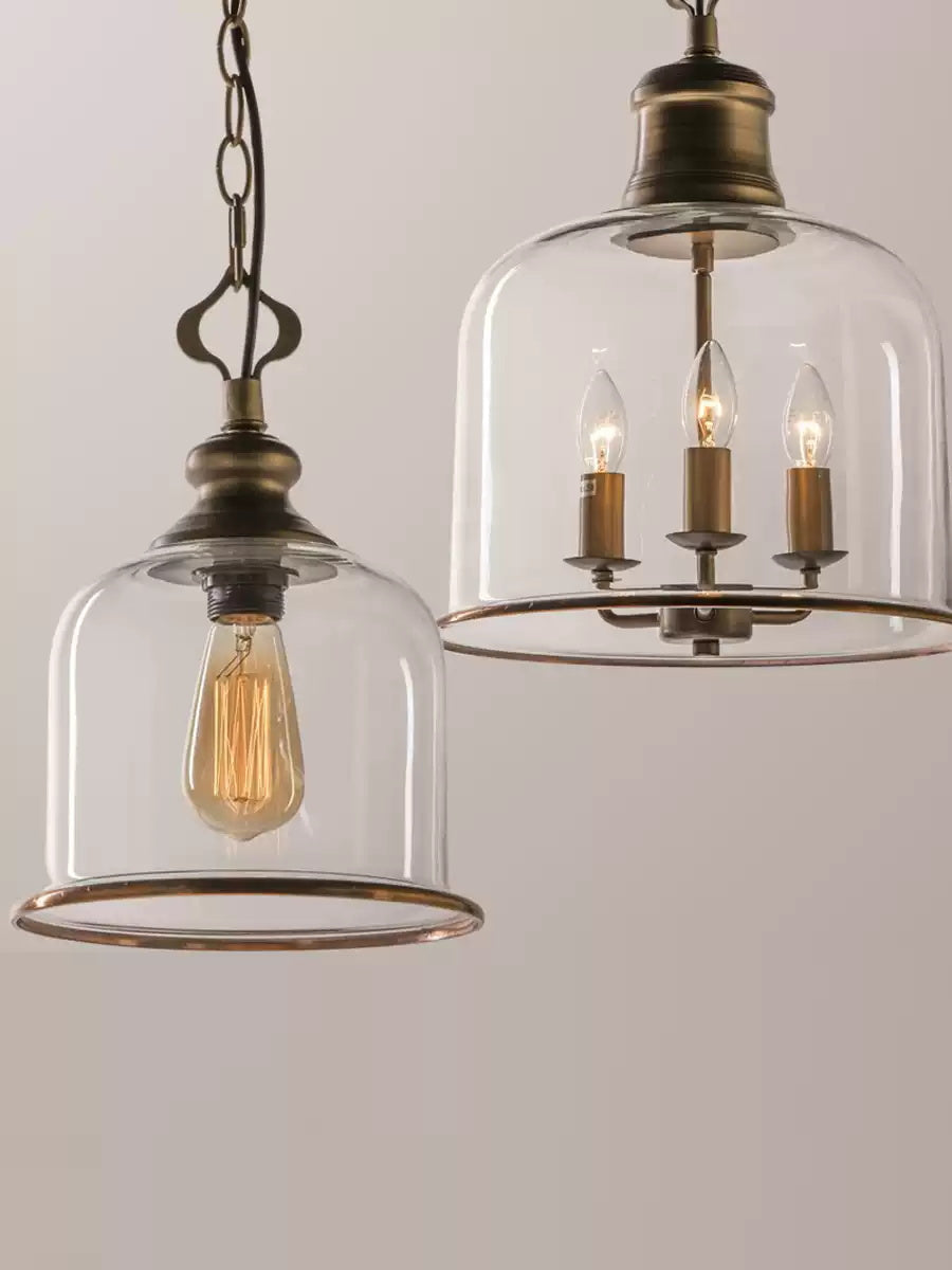 Celaniella lámpara colgante Vintage elegancia de vidrio