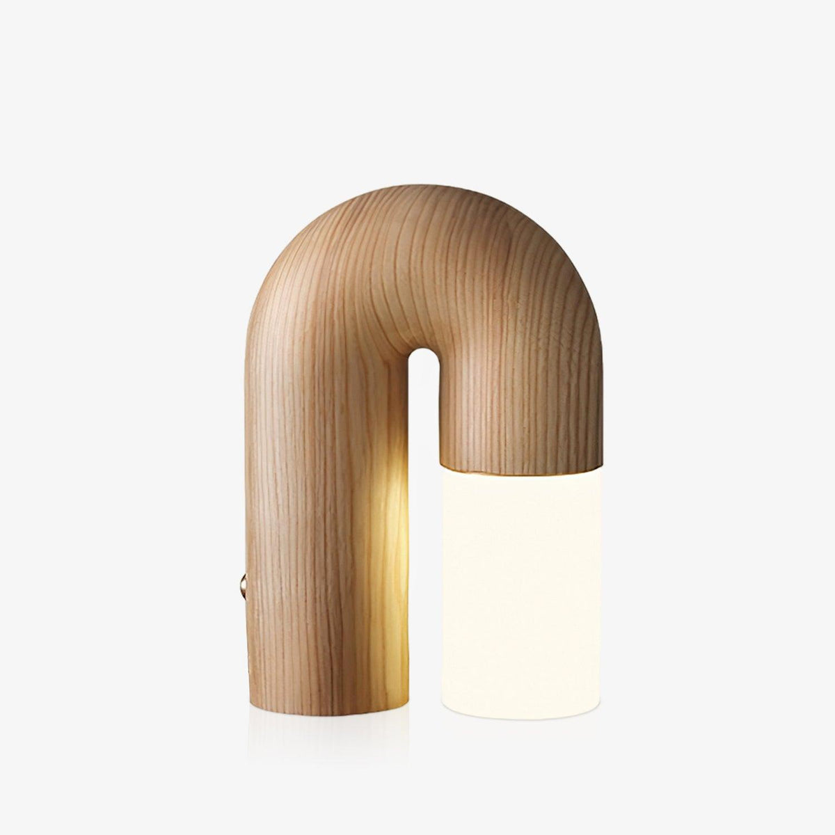 Arch lámpara de mesa de madera